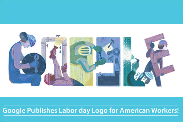 Finally Google Publishes Labor day Logo for American Workers!