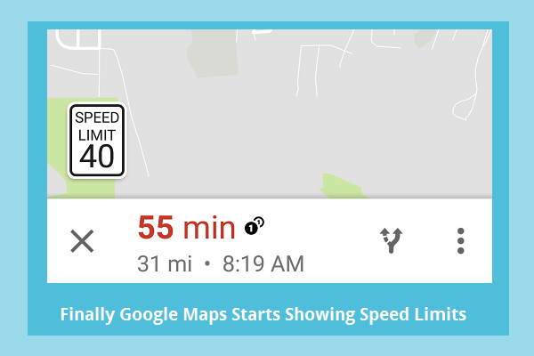 Finally Google Maps Starts Showing Speed Limits